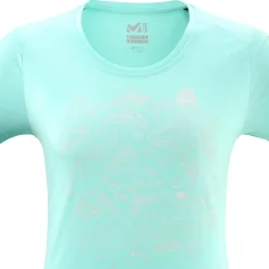 T-Shirt Escalade|T-Shirt Randonnée<Millet Tee-shirt de rando Granite Shortsleeve W Aruba Blue