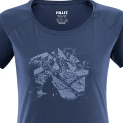 Tee-shirt de rando Tana Ts Ss W Saphir T-Shirt Escalade|T-Shirt Randonnée