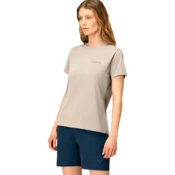 T-Shirt Randonnée<Norrona Tee-shirt de rando Femund Tech T Shirt W Oatmeal