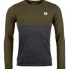 Clearance Tee-shirt de rando 150 Cool Logo Ls M Dark Wild Herbs T-Shirt Escalade|T-Shirt Randonnée