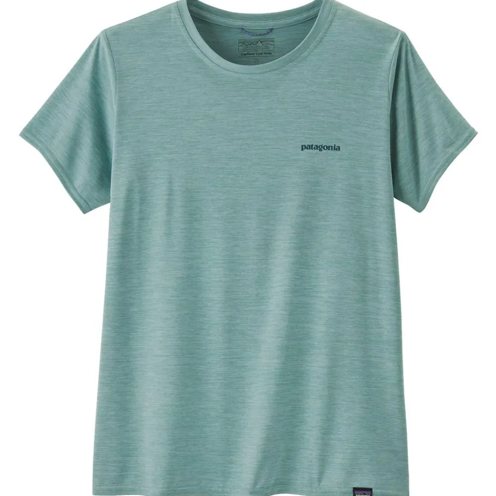 T-Shirt Escalade|T-Shirt Randonnée<Patagonia Tee-shirt de rando Capilene Cool Daily Graphic Shirt Waters Boardshort Logo Thermal Blue X Dye