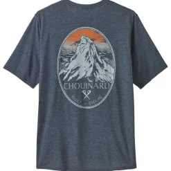 Best Tee-shirt de rando M's Cap Cool Daily Graphic Chouinard Crest Smolder Blue X Dye T-Shirt Randonnée
