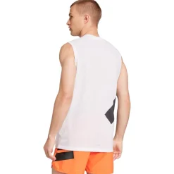 Online Tee-shirt de trail Xpr Tank Sans Manche White T-Shirt Trail|Vêtements De Trail