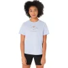 New Tee-shirt de trail Fujitrail Logo Ss Top Blue Fade T-Shirt Trail|Vêtements De Trail