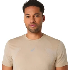 Tee-shirt de trail Road Seamless Ss Top Cream T-Shirt Trail|Vêtements De Trail