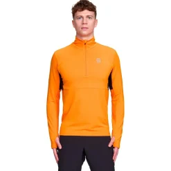 Hot Tee-shirt de trail Long Sleeve Run Orange Popsicle T-Shirt Trail|Vêtements De Trail