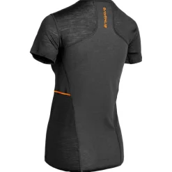 Tee-shirt de trail Perfomance Wool Tee Shirt W Obsidian T-Shirt Trail|Vêtements De Trail