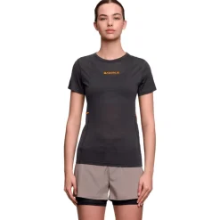 Tee-shirt de trail Perfomance Wool Tee Shirt W Obsidian T-Shirt Trail|Vêtements De Trail