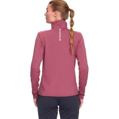 Best Tee-shirt de trail Half Zip Grid W Wild Berry T-Shirt Trail|Vêtements De Trail