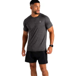 Online Tee-shirt de trail Persist Tee Black Marl T-Shirt Trail|Vêtements De Trail