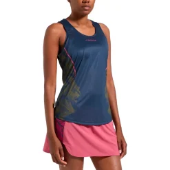 T-Shirt Trail|Vêtements De Trail<La Sportiva Tee-shirt de trail Pacer Tank W Night Sky Rosebay