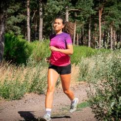 Online Tee-shirt de trail Le Frog Violet T-Shirt Trail|Vêtements De Trail