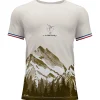 T-Shirt Trail|Vêtements De Trail<Le Colibri Frenchy Tee-shirt de trail Isard Blanc Vert