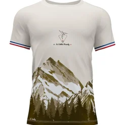 T-Shirt Trail|Vêtements De Trail<Le Colibri Frenchy Tee-shirt de trail Isard Blanc Vert