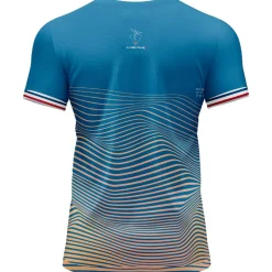 Outlet Tee-shirt de trail Le 1886 Bleu T-Shirt Trail|Vêtements De Trail