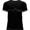 Sale Tee-shirt de trail L’auvergnat Noir T-Shirt Trail|Vêtements De Trail