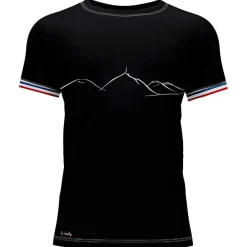 Sale Tee-shirt de trail L’auvergnat Noir T-Shirt Trail|Vêtements De Trail