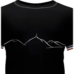 Sale Tee-shirt de trail L’auvergnat Noir T-Shirt Trail|Vêtements De Trail