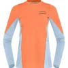 T-Shirt Trail|T-Shirt Randonnée<Norrona Tee-shirt de trail senja equaliser lightweight Long sleeve W's Flamingo