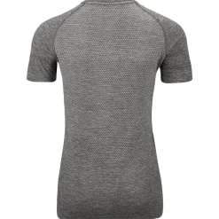 Best Tee-shirt de trail Essential Seamless T-Shirt Crew Neck SS Wmn Stone Grey Melange T-Shirt Trail|T-Shirt Randonnée