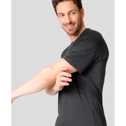 T-Shirt Trail|Vêtements De Trail<Odlo Tee-shirt de trail Essential 365 Tee Shirt Crew Neck Short Sleeve Black Melange