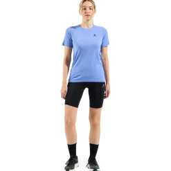 T-Shirt Trail|T-Shirt Randonnée<Odlo Tee-shirt de trail Essential Seamless T-Shirt Crew Neck SS Wmn Persian Jewel Melange