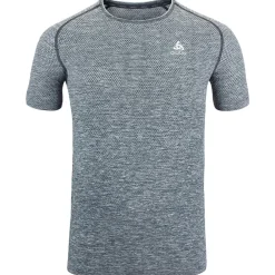 T-Shirt Trail|T-Shirt Randonnée<Odlo Tee-shirt de trail Essential Seamless T-Shirt Crew Neck SS Grey Melange