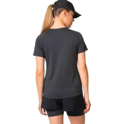 Discount Tee-shirt de trail Tee Shirt Crew Neck Essential Short Sleeve Black Melange T-Shirt Trail|Vêtements De Trail