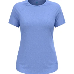 T-Shirt Trail|Vêtements De Trail<Odlo Tee-shirt de trail Tee Shirt Crew Neck Essential Short Sleeve Persian Jewel Melange