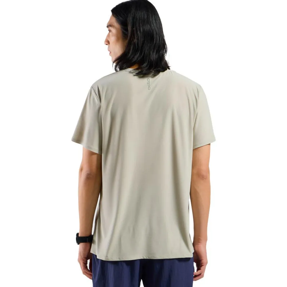 T-Shirt Trail|Vêtements De Trail<Odlo Tee-shirt de trail Zeroweight Chill Tec Short Sleeve Agate Gray