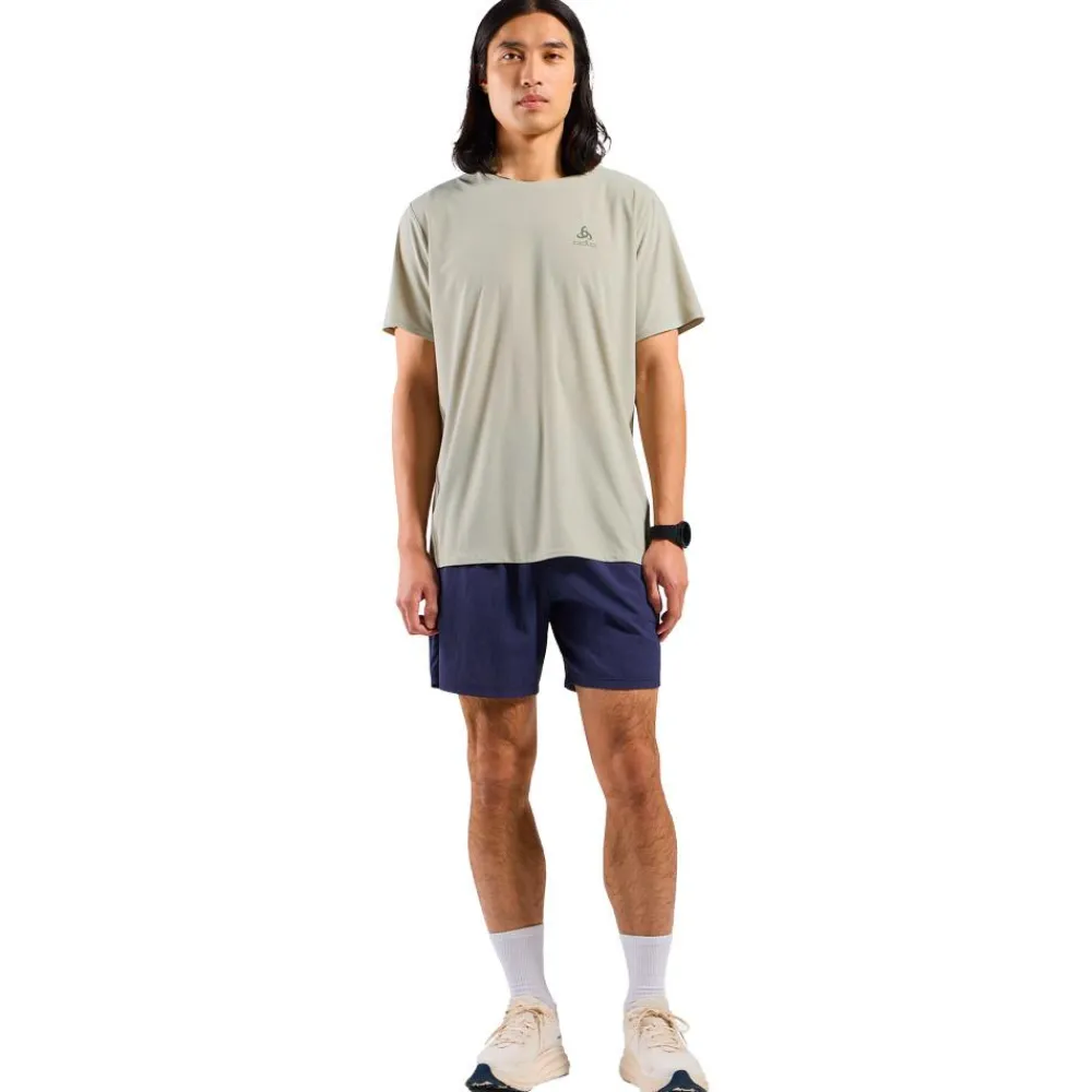T-Shirt Trail|Vêtements De Trail<Odlo Tee-shirt de trail Zeroweight Chill Tec Short Sleeve Agate Gray