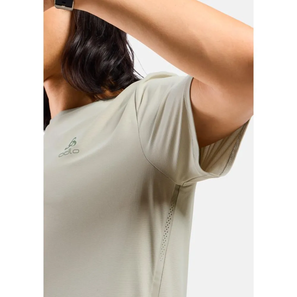T-Shirt Trail|Vêtements De Trail<Odlo Tee-shirt de trail Zeroweight Chill Tec Short Sleeve Agate Gray