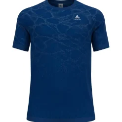 Vêtements De Trail|T-Shirt Trail<Odlo Tee-shirt de trail Zeroweight Seamless Crew Neck Limoges