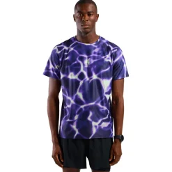 T-Shirt Trail|Vêtements De Trail<Odlo Tee-shirt de trail Zeroweight Chill Tec Print Short Sleeve Afterparty