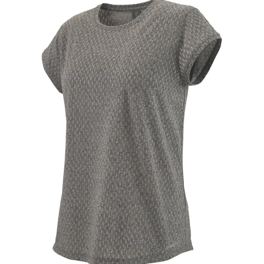 Outlet Tee-shirt de trail W's Ridge Flow Black Vêtements De Trail|T-Shirt Trail