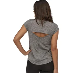 Outlet Tee-shirt de trail W's Ridge Flow Black Vêtements De Trail|T-Shirt Trail