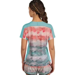 New Tee-shirt de trail W Sapa Tee Caribbean T-Shirt Trail|Vêtements De Trail