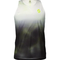 Clearance Tee-shirt de trail RC Run Men's Tank White Yellow T-Shirt Trail|Vêtements De Trail