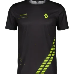 T-Shirt Trail|Vêtements De Trail<Scott Tee-shirt de trail RC Run S/S Men's Black Yellow