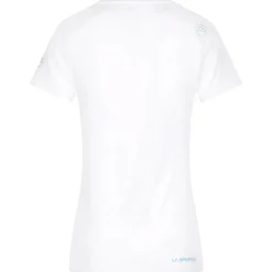 Tee Shirt|T-Shirt Escalade<La Sportiva Tee-shirt d’escalade Retro T-Shirt W White Malibu Blue