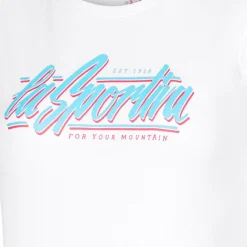 Tee Shirt|T-Shirt Escalade<La Sportiva Tee-shirt d’escalade Retro T-Shirt W White Malibu Blue