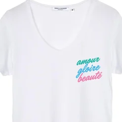 Tee Shirt<French Disorder Tee-shirt Dolly Amour Gloire Beauté White