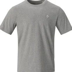 Hot Tee-shirt 29 Cotton Viking Patch T Shirt Grey Melange Tee Shirt