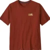 Tee Shirt<Patagonia Tee-shirt 73 Skyline Regenerative Organic Cotton Dried Vanilla
