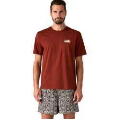 Tee Shirt<Patagonia Tee-shirt 73 Skyline Regenerative Organic Cotton Dried Vanilla