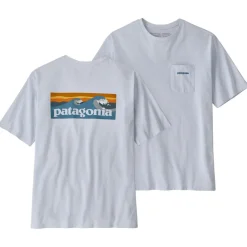 Online Tee-shirt Boardshort Logo Pocket Responsibili-Tee White Tee Shirt