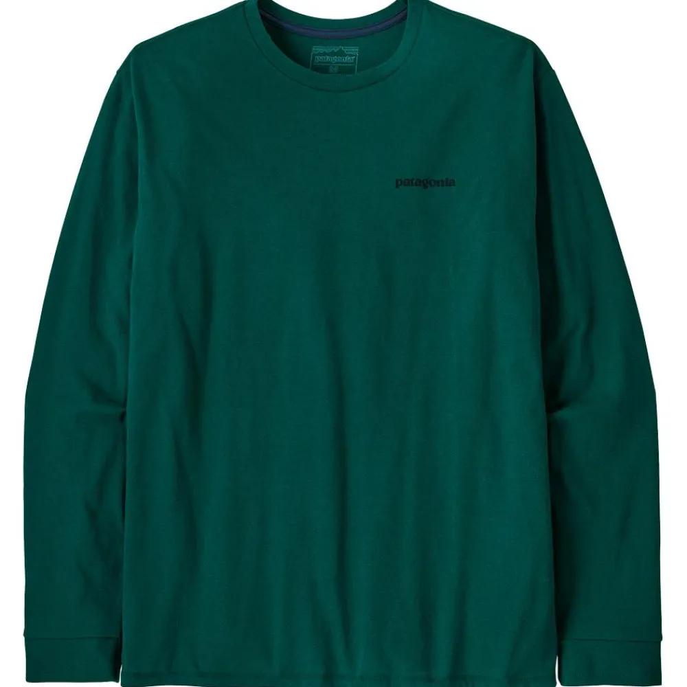 Tee Shirt<Patagonia Tee-shirt P-6 Logo Responsibili-Tee L/S Cascade Green