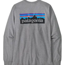 Sale Tee-shirt P-6 Logo Responsibili-Tee L/S Gravel Heather Tee Shirt