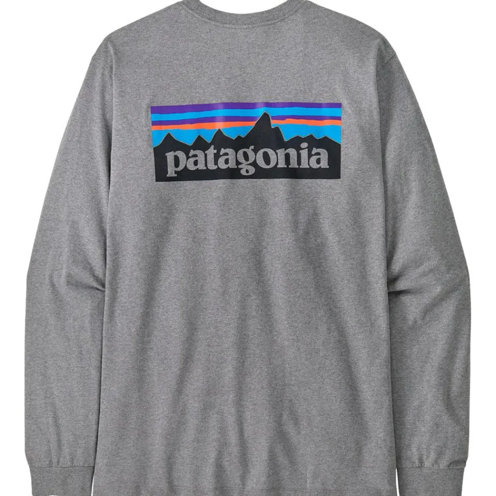 Sale Tee-shirt P-6 Logo Responsibili-Tee L/S Gravel Heather Tee Shirt