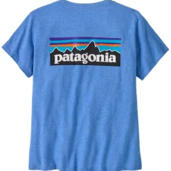 Tee Shirt<Patagonia Tee-shirt  P-6 Logo Responsibili-Tee Abundant Blue
